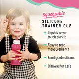 HONEY BEAR TRAINER CUP -RASPBERRY SORBET (PINK)