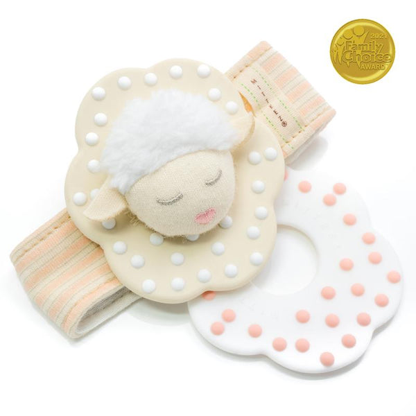 Milly The Lamb Baby Teething Wristlet